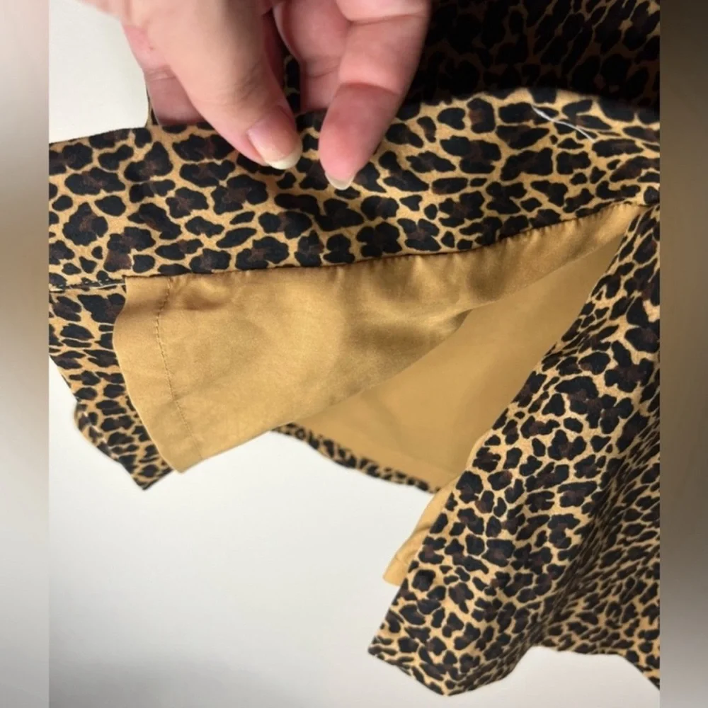 J Crew - Leopard Print Sheath Dress - Size 2 - Picture 5 of 8